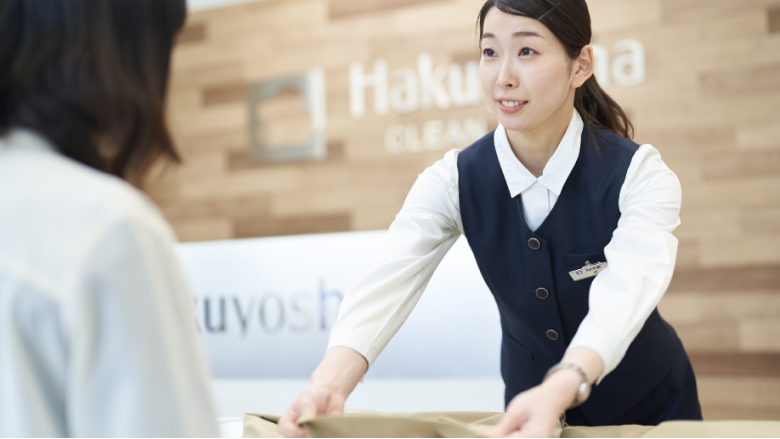 商品お渡しの様子